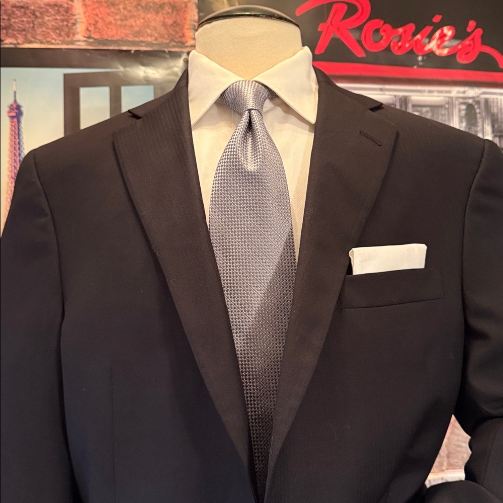 Hart Schaffner Marx Black Coat
